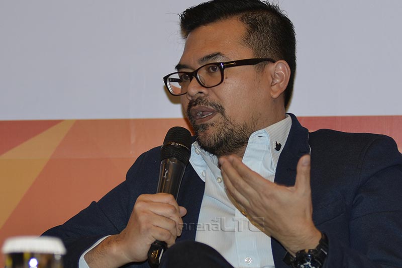Roy Simangunsong, Country Director Twitter Indonesia di ajang Indonesia LTE Conference 2016 (Foto: Hendra/ArenaLTE)