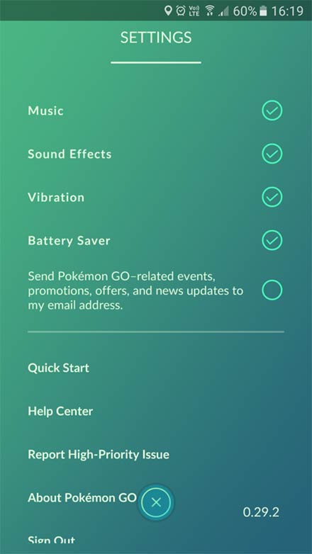 battery saver pokemon go