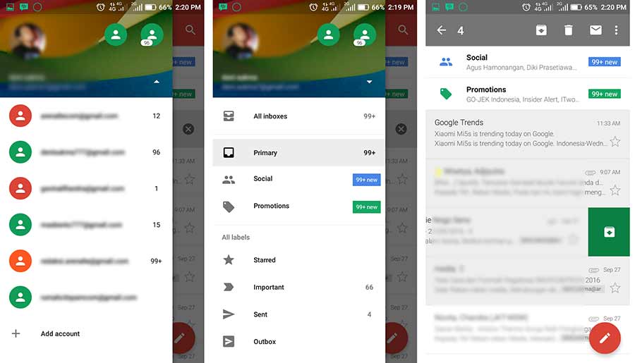 Aplikasi Gmail Android