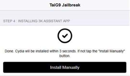 Jailbreak iOS Palsu Prompting unduhan profil iOS