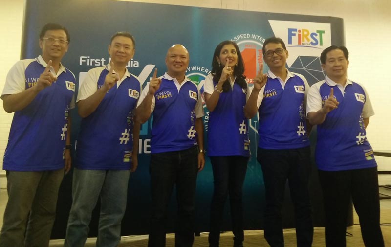 Peluncuran layanan smart living oleh First Media di Jakarta