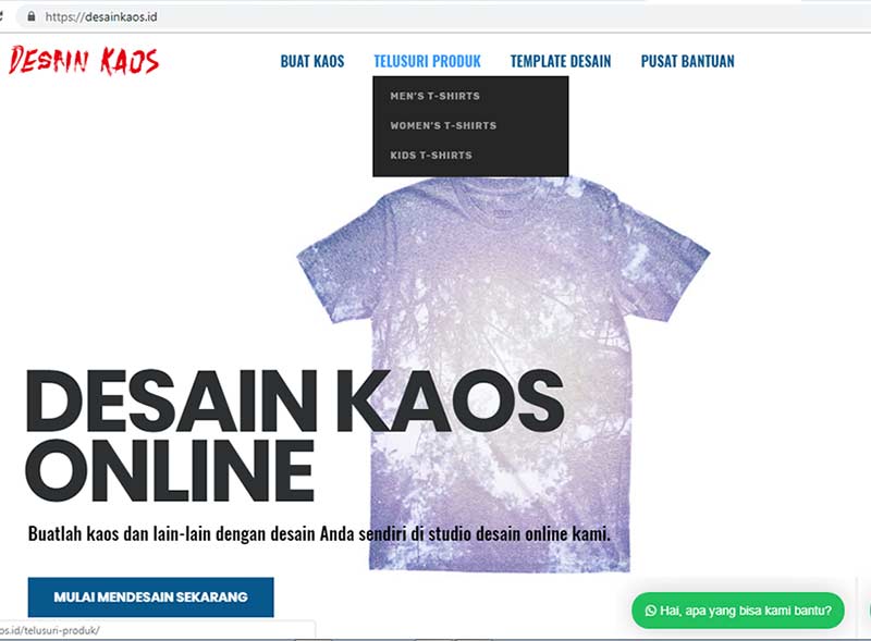 Desain-Kaos-Online
