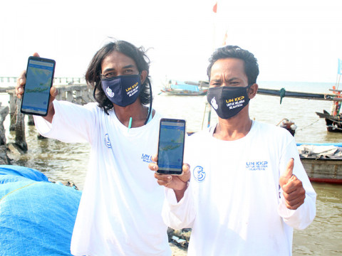 XL Axiata Kenalkan Aplikasi Laut Nusantara Ke Nelayan Banten 1