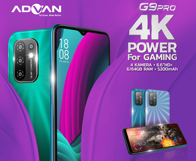 ADVAN G9 Pro Punya RAM 6GB Harga IDR1,5 Jutaan Cocok Untuk Gaming, Ini Fitur Andalannya! 4