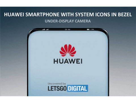 Huawei Patenkan Smartphone Under Display Camera 1